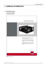 Предварительный просмотр 7 страницы Barco RLM G5 Performer Service Manual