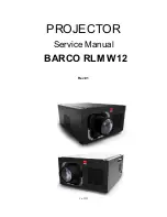 Barco RLM-W12 Service Manual preview