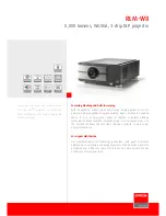 Preview for 1 page of Barco RLM W8 Technical Specifications