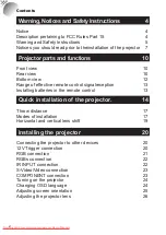 Предварительный просмотр 2 страницы Barco RML W6 User Manual
