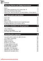 Preview for 2 page of Barco RML W6 User Manual