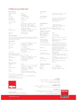 Preview for 2 page of Barco RSC1520DV Specifications