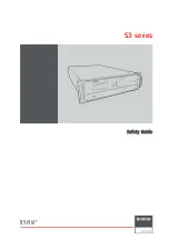 Preview for 1 page of Barco S3 series Safety Manual