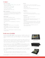 Preview for 2 page of Barco ScreenPRO-II Brochure & Specs