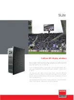 Barco SLite 10 XP Brochure & Specs предпросмотр