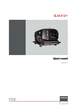 Preview for 1 page of Barco SLM R12 Owner'S Manual