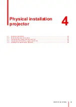 Предварительный просмотр 39 страницы Barco SP2K-S Installation Manual