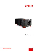 Preview for 1 page of Barco SP4K-B Safety Manual