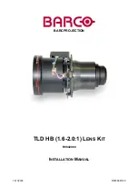 Preview for 1 page of Barco TLD HB 1.6 Installation Manual