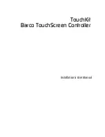 Предварительный просмотр 1 страницы Barco TouchKit Installation & User Manual