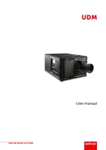 Preview for 1 page of Barco UDM 4K15 User Manual