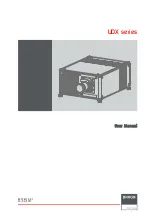 Preview for 1 page of Barco UDX 4K32 User Manual