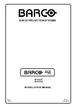 Preview for 3 page of Barco Vision 708 9002357 Installation Manual