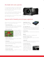 Предварительный просмотр 2 страницы Barco XLM HD30 Brochure & Specs