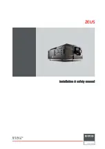 Preview for 1 page of Barco ZEUS Installation And Safety Manual