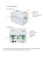 Предварительный просмотр 7 страницы Barcode equipment XP-DT108B User'Smanual