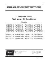 Preview for 37 page of Bard 11EER WA Series User'S Application Manual