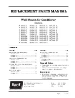 Preview for 82 page of Bard 11EER WA Series User'S Application Manual