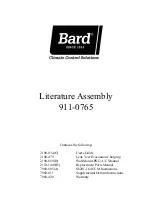 Bard 11EER WA W18AB-A User'S Application Manual предпросмотр