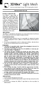 Preview for 2 page of Bard 3DMax Light Mesh Instructions For Use Manual