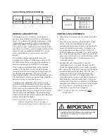 Preview for 3 page of Bard 920-0074 QWSERV Operation Instructions Manual