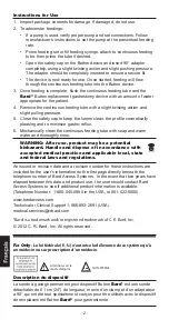 Preview for 4 page of Bard Button Device Continuous Feeding Tube Information For Use