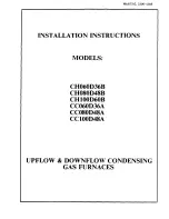 Preview for 1 page of Bard CH060D36B Installation Instructions Manual