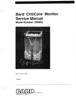 Предварительный просмотр 1 страницы Bard CritiCore 000002 Service Manual