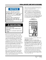 Preview for 15 page of Bard D25A2PA Installation And Service Instructions Manual