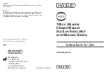 Bard DAVOL 100cc Instructions For Use предпросмотр