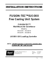 Bard Fusion-Tec Installation Instructions Manual preview