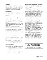 Preview for 3 page of Bard GVDM-26 Installation Instructions Manual