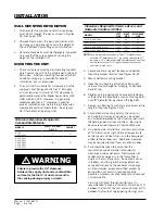 Preview for 6 page of Bard H42AA-B Installation Instructions Manual