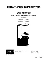 Preview for 1 page of Bard HA4S4KA Installation Instructions Manual