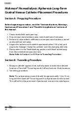 Preview for 10 page of Bard Hickman Instructions For Use Manual