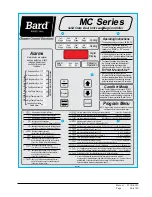 Предварительный просмотр 35 страницы Bard MC4001 Series Installation Instructions & Replacement Parts List