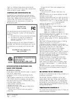 Preview for 4 page of Bard MC4002 Installation Instructions & Replacement Parts List