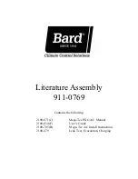 Предварительный просмотр 1 страницы Bard MEGA-TEC W090A Service Instructions Manual