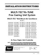 Preview for 1 page of Bard MULTI-TEC W18AAPA Installation Instructions Manual