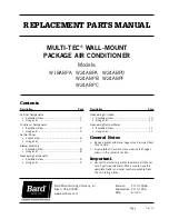 Preview for 112 page of Bard MULTI-TEC W18ABP Series Literature Assembly