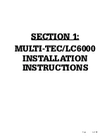 Предварительный просмотр 3 страницы Bard MULTI-TEC W24AAPA Installation Instructions Manual