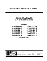 Bard PA13242-A Installation Instructions Manual предпросмотр