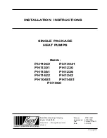 Bard PH10481 Installation Instructions Manual preview