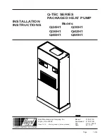 Preview for 1 page of Bard Q-TEC Q24H1 Installation Instructions Manual