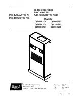 Bard Q-TEC Q24H2D Series Installation Instructions Manual предпросмотр