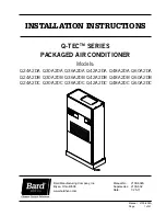 Preview for 1 page of Bard Q24A2DA Installation Instructions Manual