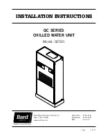 Bard QC501 Installation Instructions Manual preview