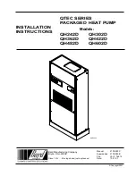 Bard QTEC QH602D Series Installation Instructions Manual preview