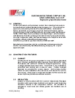 Bard QW2S-QW5S Water-to-Air H Engineering Specification Manual preview