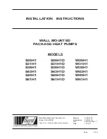 Bard S26H1 Installation Instructions Manual preview